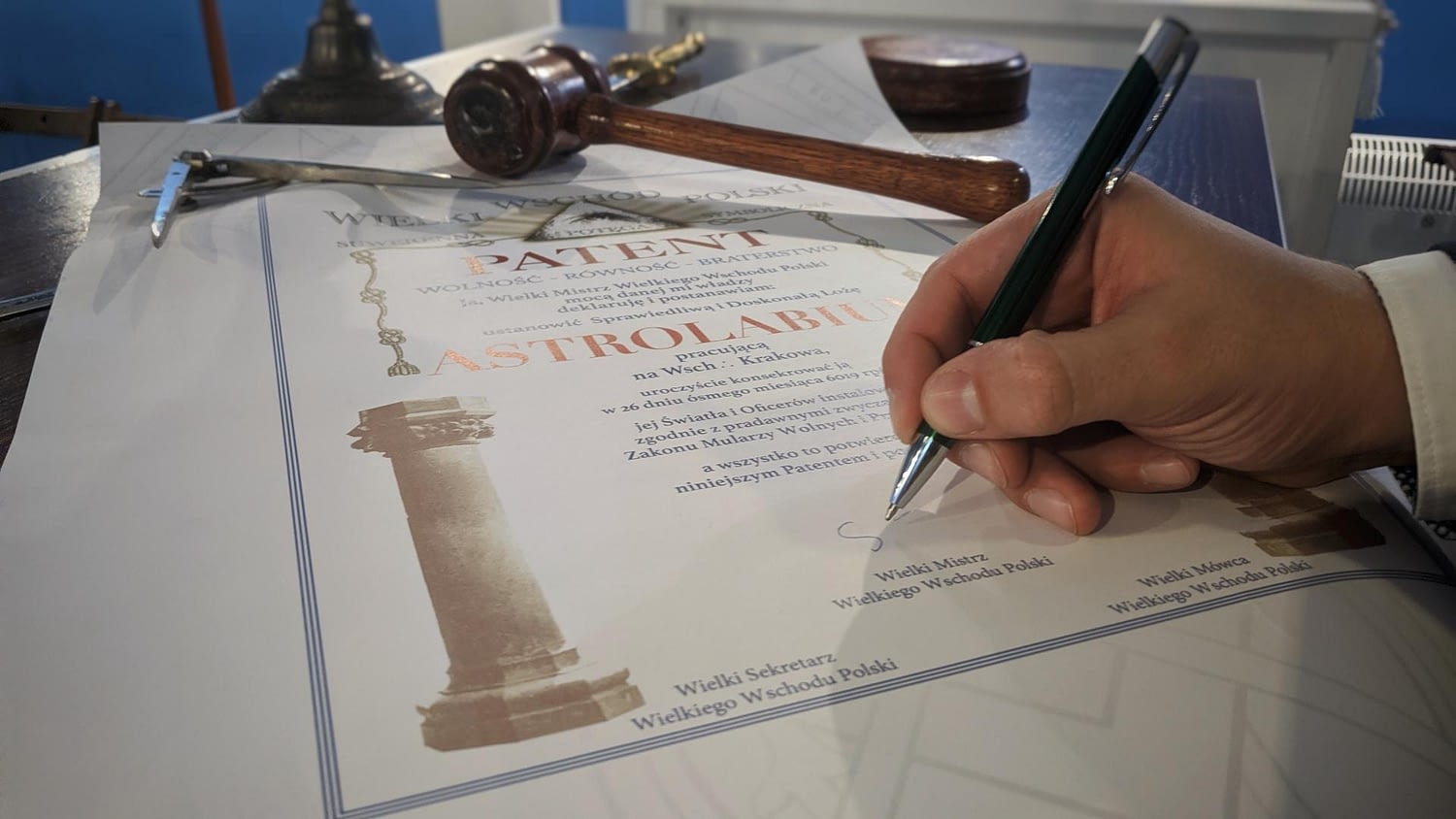 Patent WWP Szanownej Loży Astrolabium